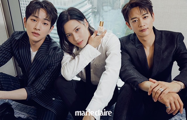 SHINee《美丽佳人 (Marie Claire)》韩版八月号：温流、泰民、珉豪