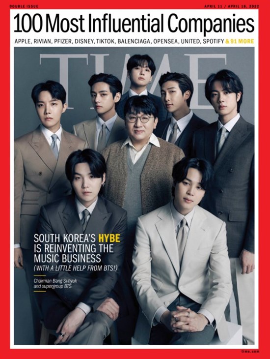 BTS、房时赫《时代杂誌 (TIME)》封面